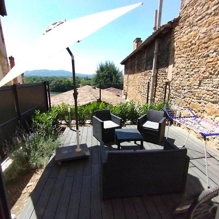 Appartement Trévoux: loft ravissant avec terrasse Extérieur photo